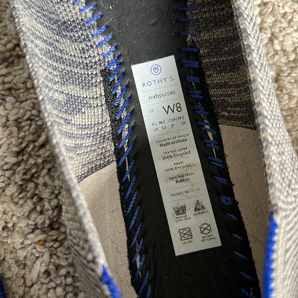 Rothy’s Grey OG Loafers Size 8 - Picture 7 of 9